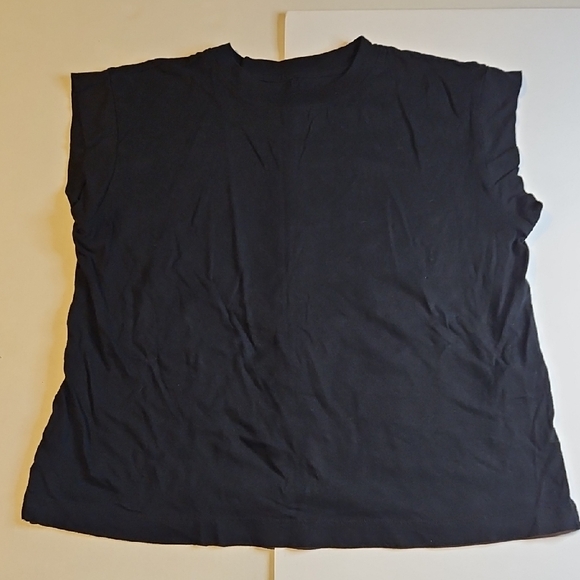 a new day Tops - Sleeveless Tee Small Bundle Of 2 Black & Beige